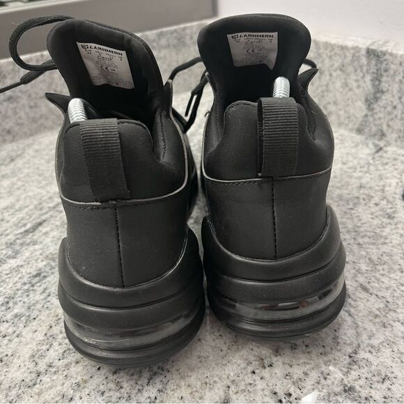 NWOB Larnmern Steel Toe Men's AirWalk Ares Size 9 Slip Resistant Black - Picture 5 of 7